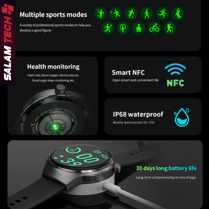 Nouvelle Montre Intelligente GT4 Pro – Image 8